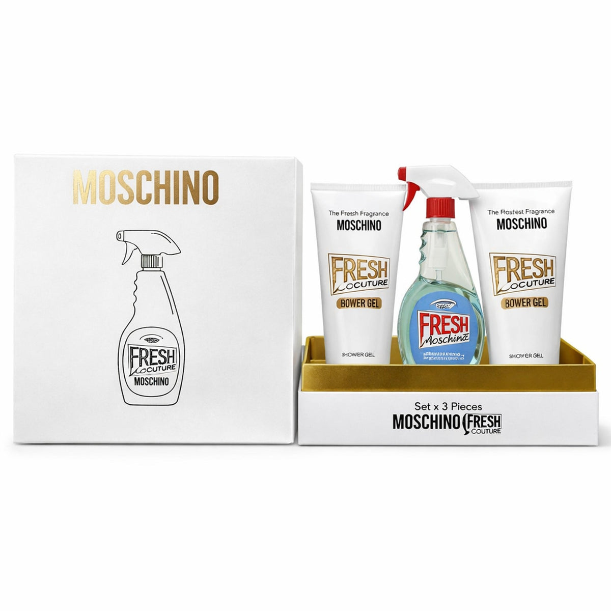 Estuche Moschino Fresh x3